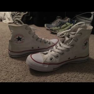 White High Top Converse